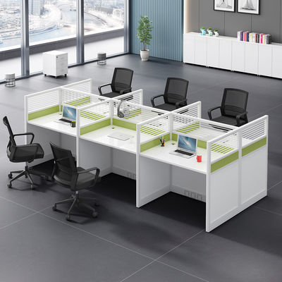 Modernity Style Private Domain Desk and Chair Set for Staff Independent Workstation