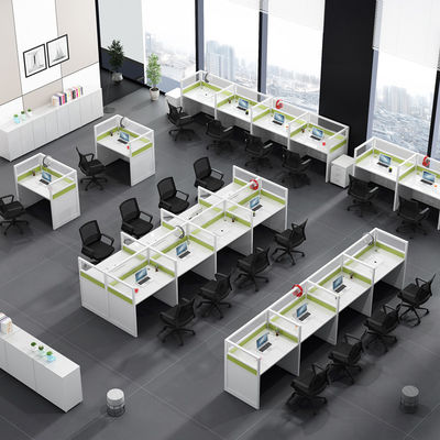 Modernity Style Private Domain Desk and Chair Set for Staff Independent Workstation