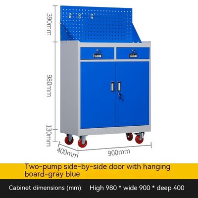 Commercial Furniture Double Door Storage Cabinet for Workshop and Office Organization