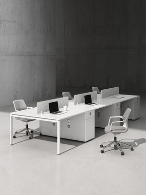Business Premises Office Desk and Chair Combination for 2 4 6 People Workstation