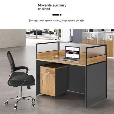Modern Style Staff Workstation with Customizable Desks and Chairs Combination