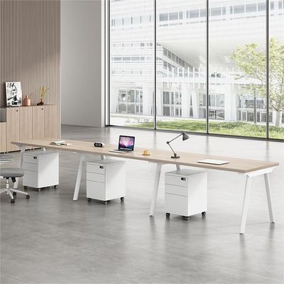 Office Furniture Combination Simple Modern 4 6 Artificial Seat Table Screen Card Seat