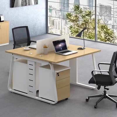 Modern Simple 4-6 Person Staff Position Combination Desk for Corporate Office Customizable