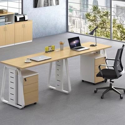 Modern Simple 4-6 Person Staff Position Combination Desk for Corporate Office Customizable