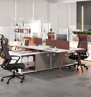 Office Furniture Finance Desk and Chair Combination Customizable Workstation for Staff