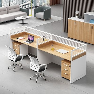 Four Artificial Bit Combination Office Desk and Chair for Multi-functional Business