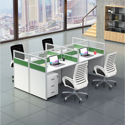 Supermarket Office Desk Staff Tables and Chairs Combination with Sturdy Construction