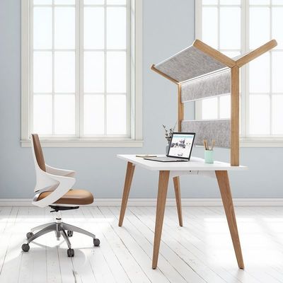 Two Person Staff Modern Commercial Office Furniture Table with ISO9001/ISO14001 Certified