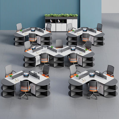 Modern Commercial Office Furniture Customizable Modular Cubicle Partition Workstation