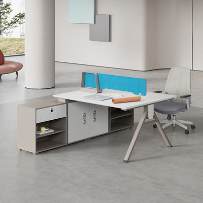 Extendable Modern Design Light Luxury Office Desk and Chair Combination for 2-4 People