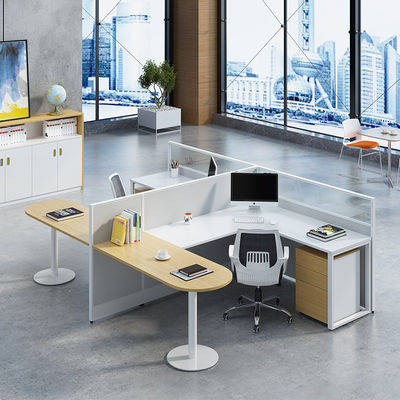 ISO9001/ISO14001 Certified Modern Office Table Workstation for 4 Person Workstation