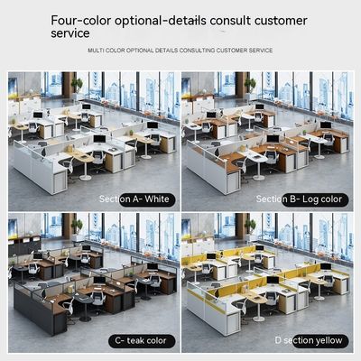 ISO9001/ISO14001 Certified Modern Office Table Workstation for 4 Person Workstation