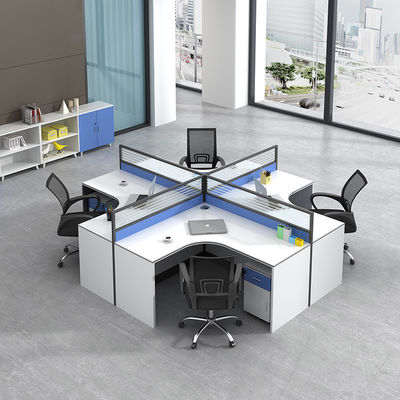 Simple Office Workstation Combination of Desk Chair and Partition for Productivity