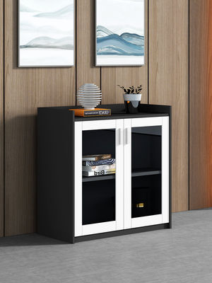 Minimalist Design Assembled Wooden Custom Office Storage Cabinets for Firms