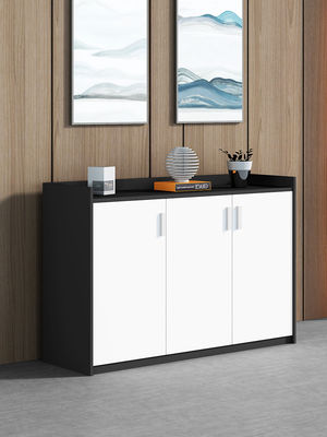 Minimalist Design Assembled Wooden Custom Office Storage Cabinets for Firms