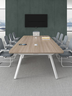 Customized Size Rectangle Metal Legs Meeting Table Boardroom Tables Modern Conference Table