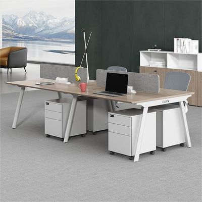 Modern Office Furniture MDF Panel Office Tables and Chairs Set for Staff Desk