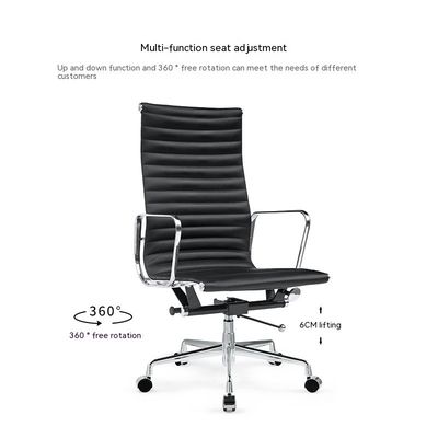 Modern Design High Back Executive Office Chair with Technical Leather and Soft Cotton