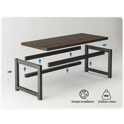 Wood Style PANEL Household Simple Wide Thicker Computer Student Study Desk for Office