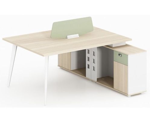 Gridlock Employee Workstation Office Set in Modern Design for Hospital Efficiency