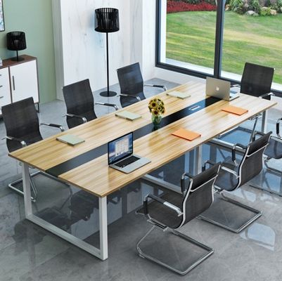 End Boardroom Meeting Room Conference Table with Matching Chairs Set Customer Required
