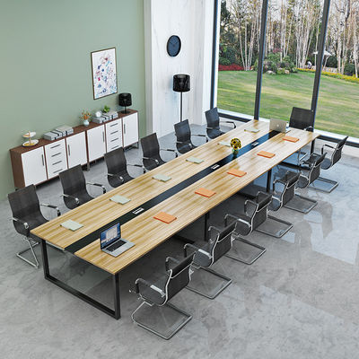 End Boardroom Meeting Room Conference Table with Matching Chairs Set Customer Required