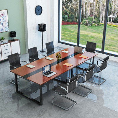 End Boardroom Meeting Room Conference Table with Matching Chairs Set Customer Required
