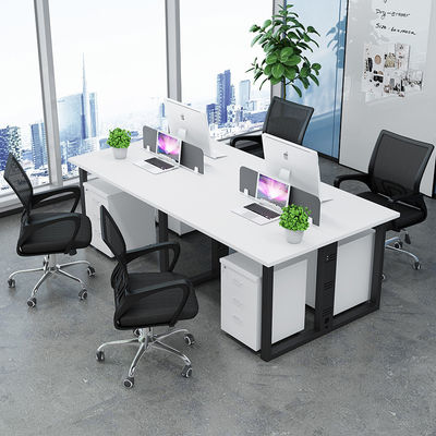 Metal Legs Modern Multi-Person Desk Set for Customer Required Office Organization