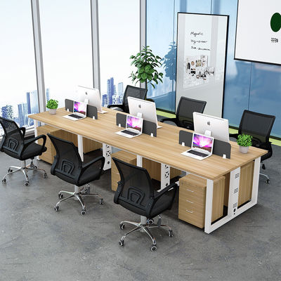Metal Legs Modern Multi-Person Desk Set for Customer Required Office Organization