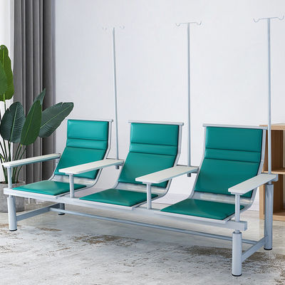 Commercial Furniture Stainless Steel Waiting Room Seating for Airports and Hospitals