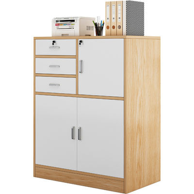 Structure Assemble Structure Modern Office Wooden Drawer With Lock Mobile File Cabinet