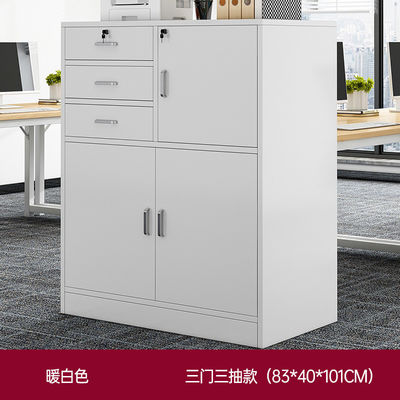 Structure Assemble Structure Modern Office Wooden Drawer With Lock Mobile File Cabinet