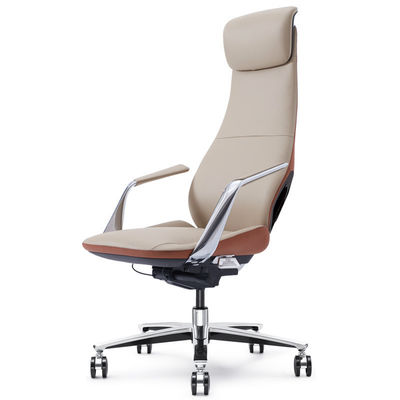 Office Building Chair with Ergonomic Design and Synthetic Leather Material Business