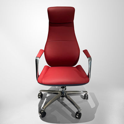 Office Building Chair with Ergonomic Design and Synthetic Leather Material Business