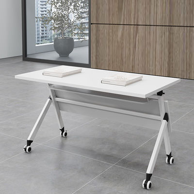Office Furniture Specific Mobile Folding Conference Training Table with Wheels on Wheels