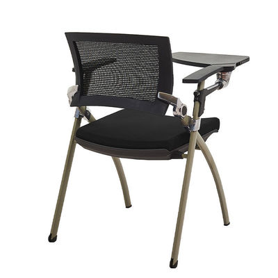 Home Office Desk Folding Chairs Ergonomic Mesh Backrest and Armrests for Modern Design