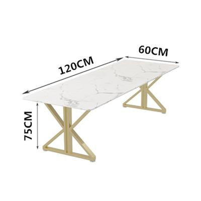 Light Luxury Scandinavian Style Office Furniture 2 Meters Marble Conference Table and Desk