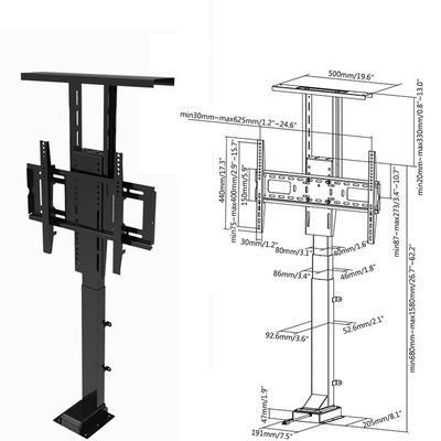 TV Stand with Wireless Remote Control Indoor and Outdoor TV Lifting Mechanism System
