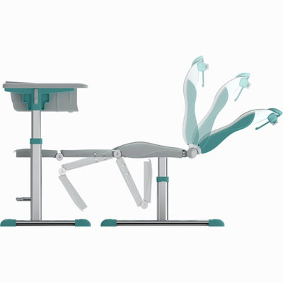 Modern Design Study Reclinable Adjustable Desk and Chair Set for School Home Training