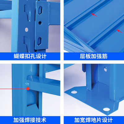 Mail packing Y Workplace Storage Multi-layer Metal Shelves for Industrial Warehouse