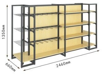 Four-column Combination Display Rack for Supermarkets Pharmacies and Stationery Stores