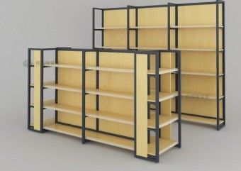 Four-column Combination Display Rack for Supermarkets Pharmacies and Stationery Stores
