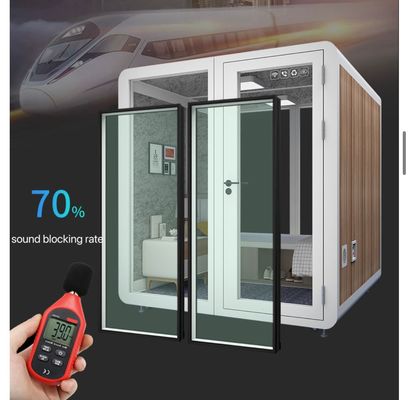 Movable Light Luxury Soundproof Room for Meeting Recordings and Private Living Space