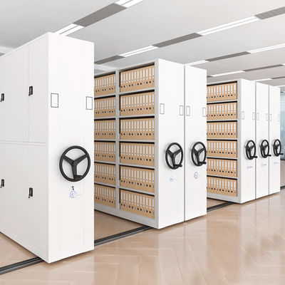 Movable Manual File Cabinet Intensive Shelf For Customer Provided Archives