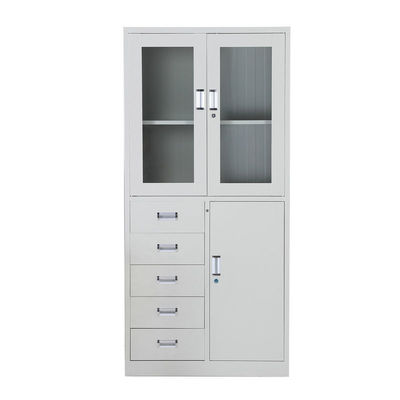Streamline Office Data Management with this Metal Filing Cabinet and Storage Rack