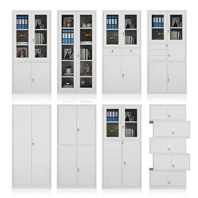 Streamline Office Data Management with this Metal Filing Cabinet and Storage Rack