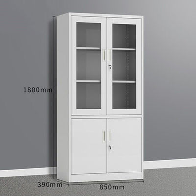 Streamline Office Data Management with this Metal Filing Cabinet and Storage Rack
