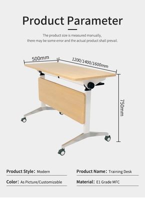 Modern Design Style Mobile Desk For Foldable Studio Workstation Office Furniture