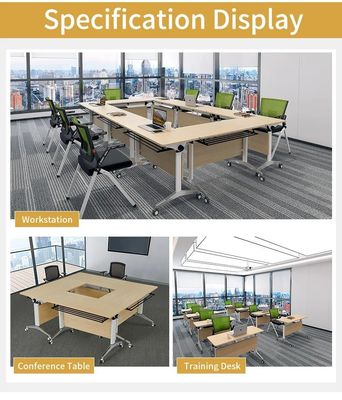 Modern Design Style Mobile Desk For Foldable Studio Workstation Office Furniture