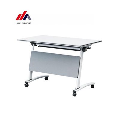 Foldable Conference Room Table Stand Workstation Desk with E1 MDF/MFC Melamine Board